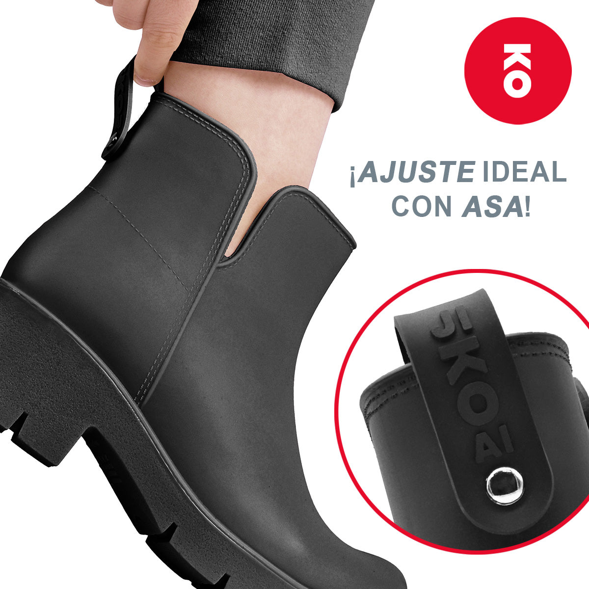 Bota de lluvia para Mujer marca Jiko Ai 026