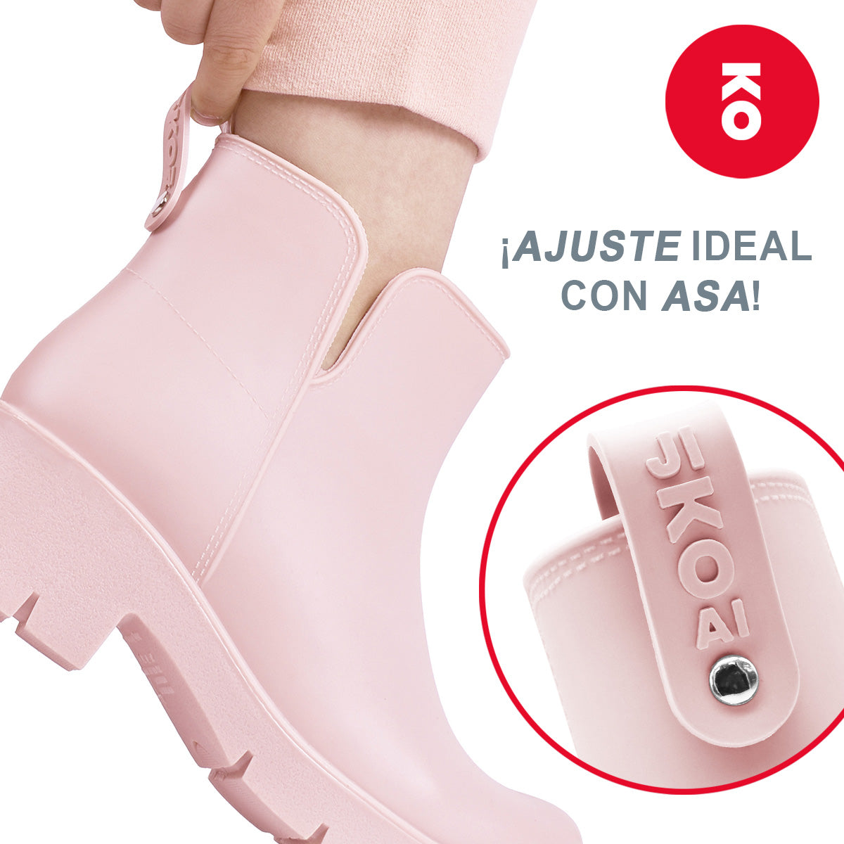 Bota de lluvia para Mujer marca Jiko Ai 026